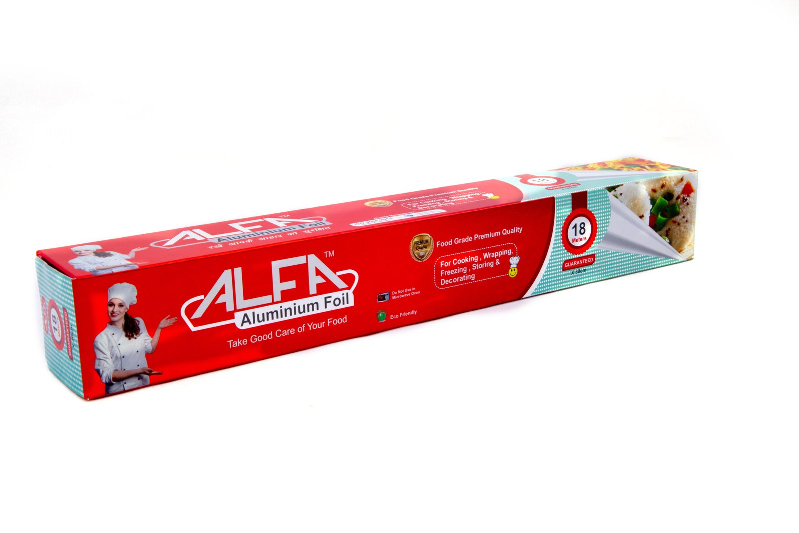 18 Meters 18 meters aluminium foil roll