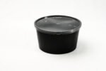 DAKON 1000ml Flat Round Container