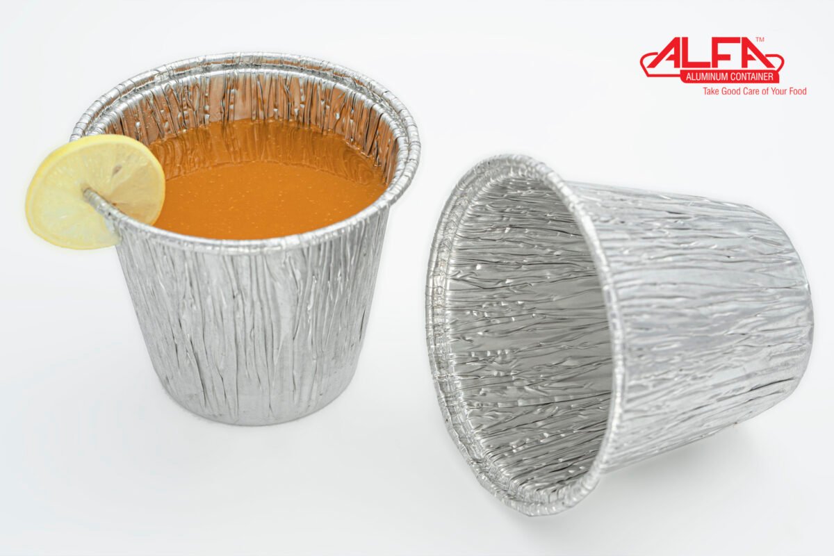 Aluminium Container 210 ML Glass - Image 1