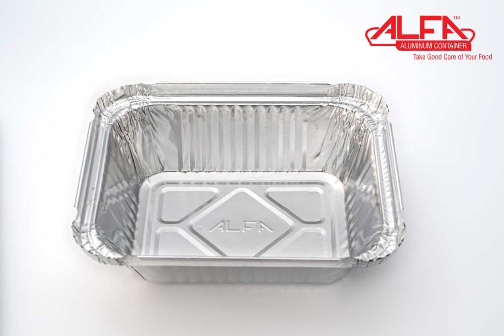 250 ml disposable aluminium foil container
