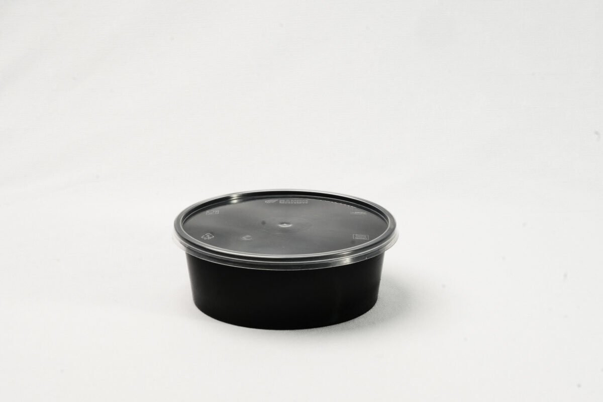 DAKON 300ml Flat Round Container - Image 1