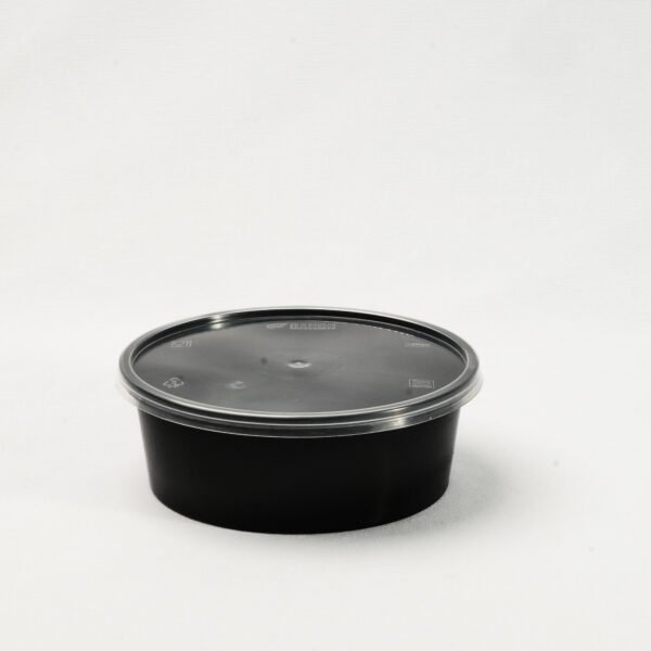 DAKON 300ml Flat Round Container