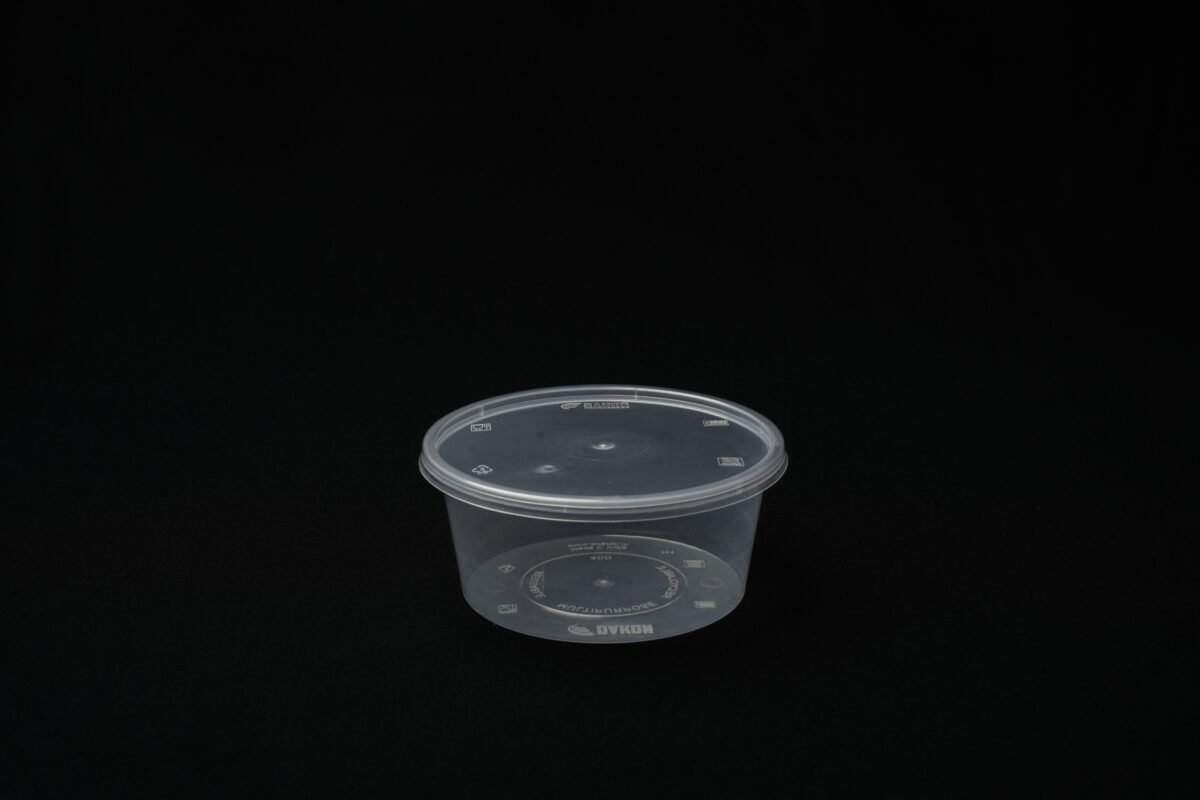 DAKON 400ml Flat Round Container - Image 2