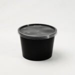 500 ml disposable plastic food container