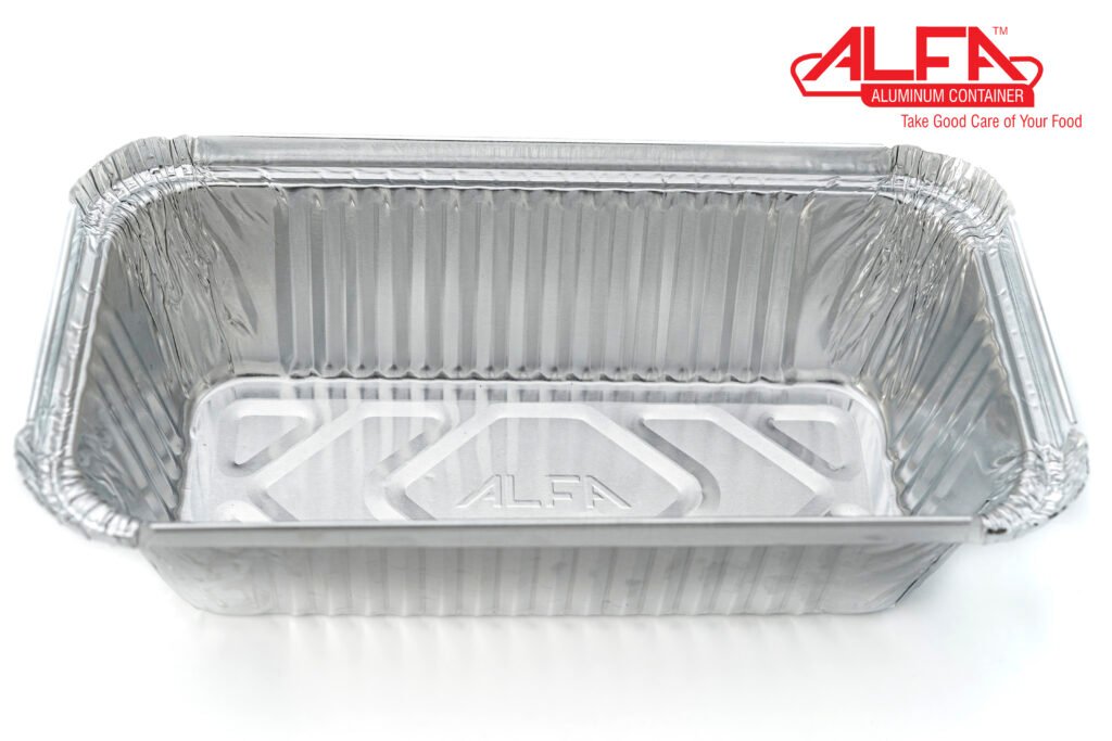 660 ml disposable aluminium foil container