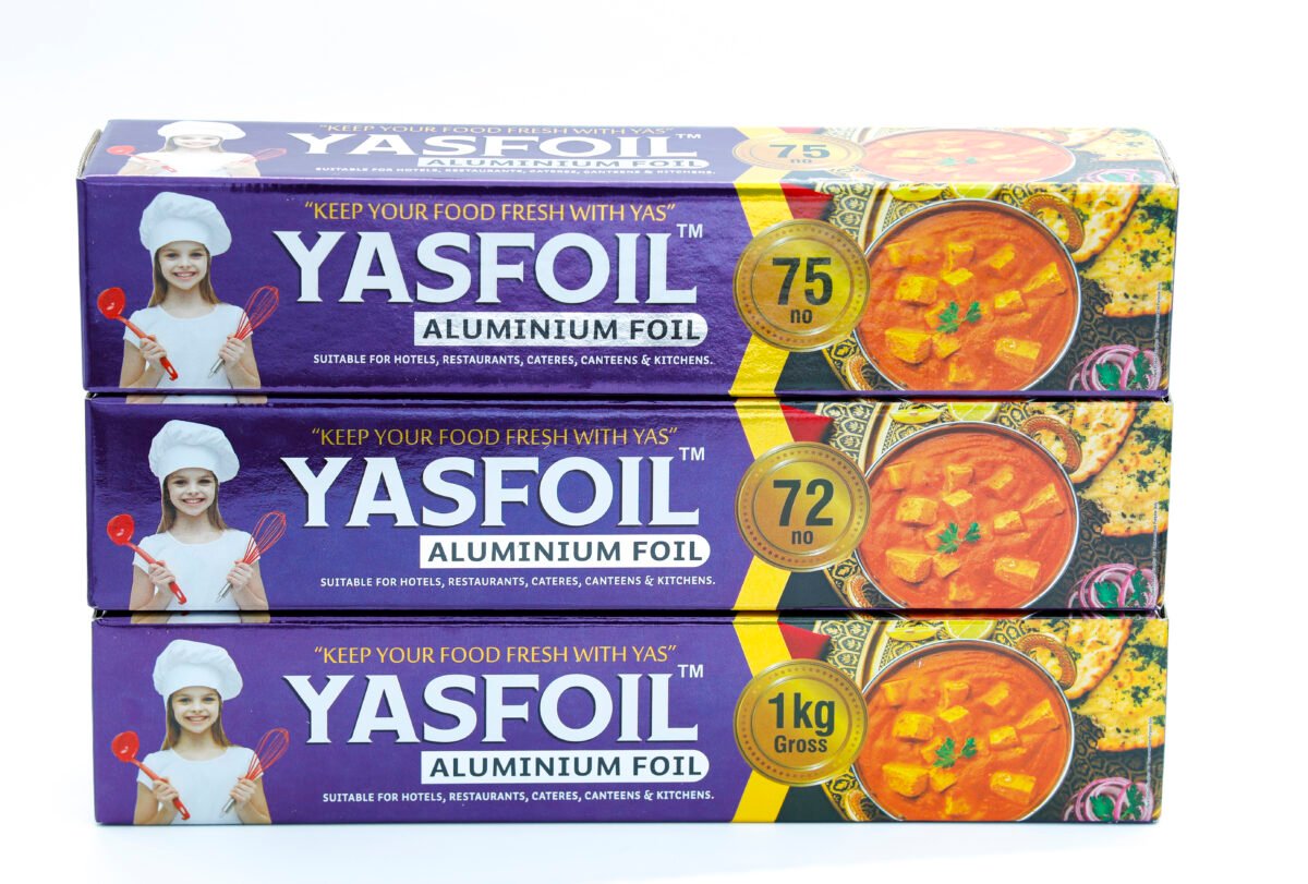 YASFOIL Aluminium Foil  Combo 72 No - 75No - 1kg Gross - Image 1