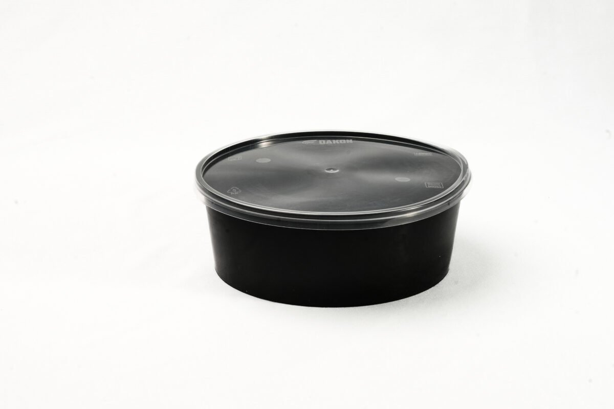 DAKON 750ml Flat Round Container - Image 1