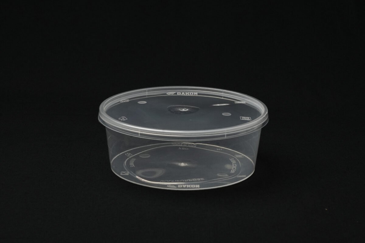 DAKON 750ml Flat Round Container - Image 2