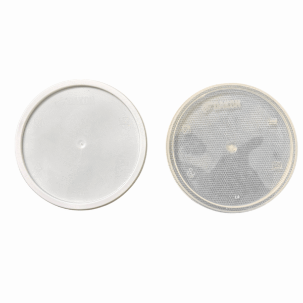 100ml Flat and Glass Lid