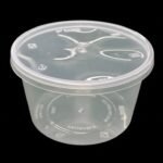 500 ml disposable plastic food container
