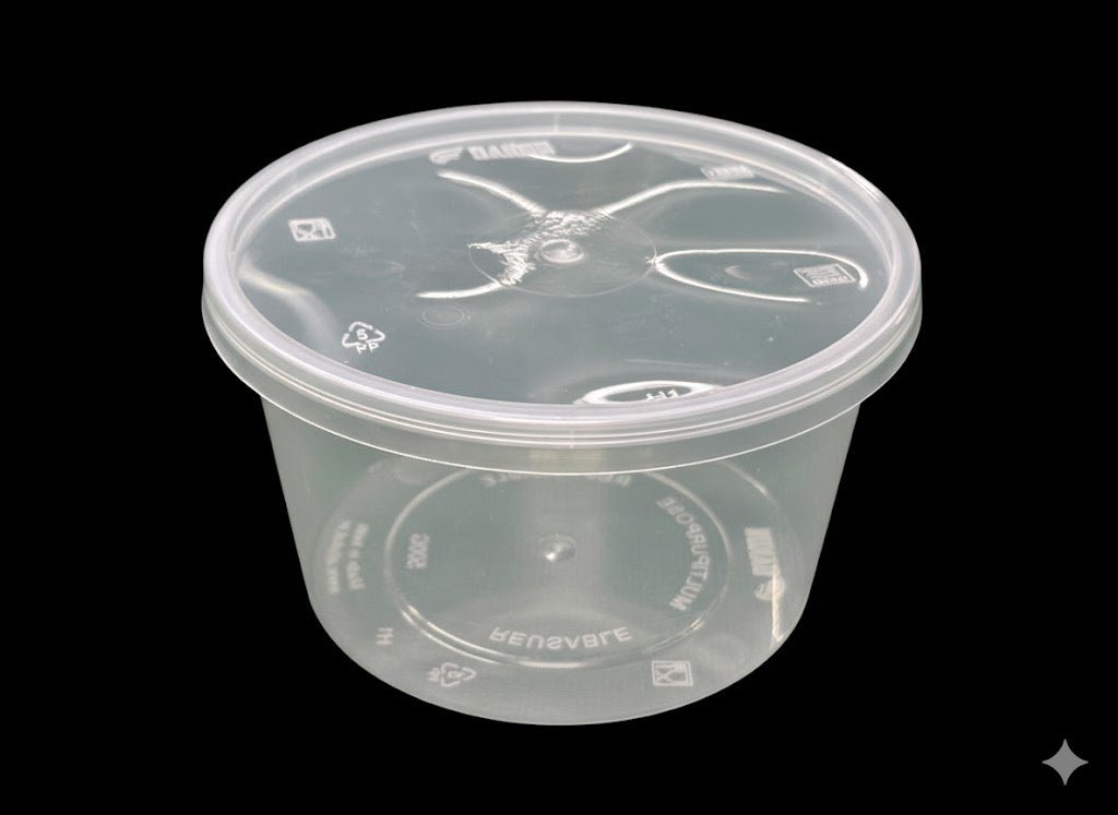 500 ML Gross 500 ml disposable plastic food container