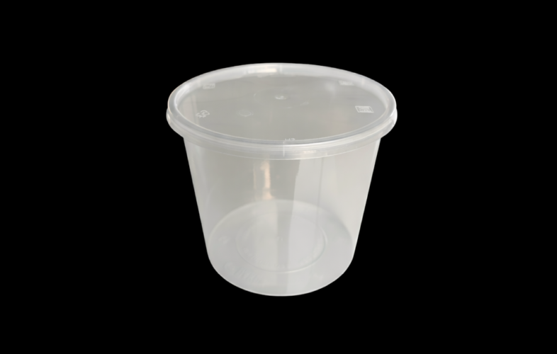 750 ml disposable plastic food container