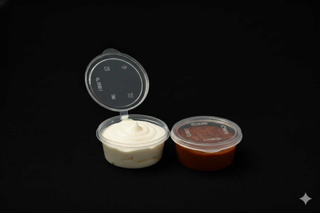 25 ML Disposable plastic container