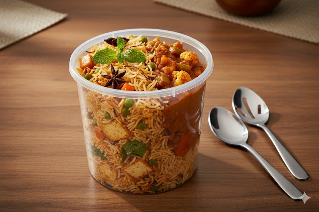 1000 ml plastic food container