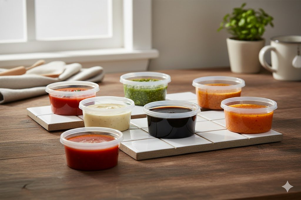 disposable plastic food container