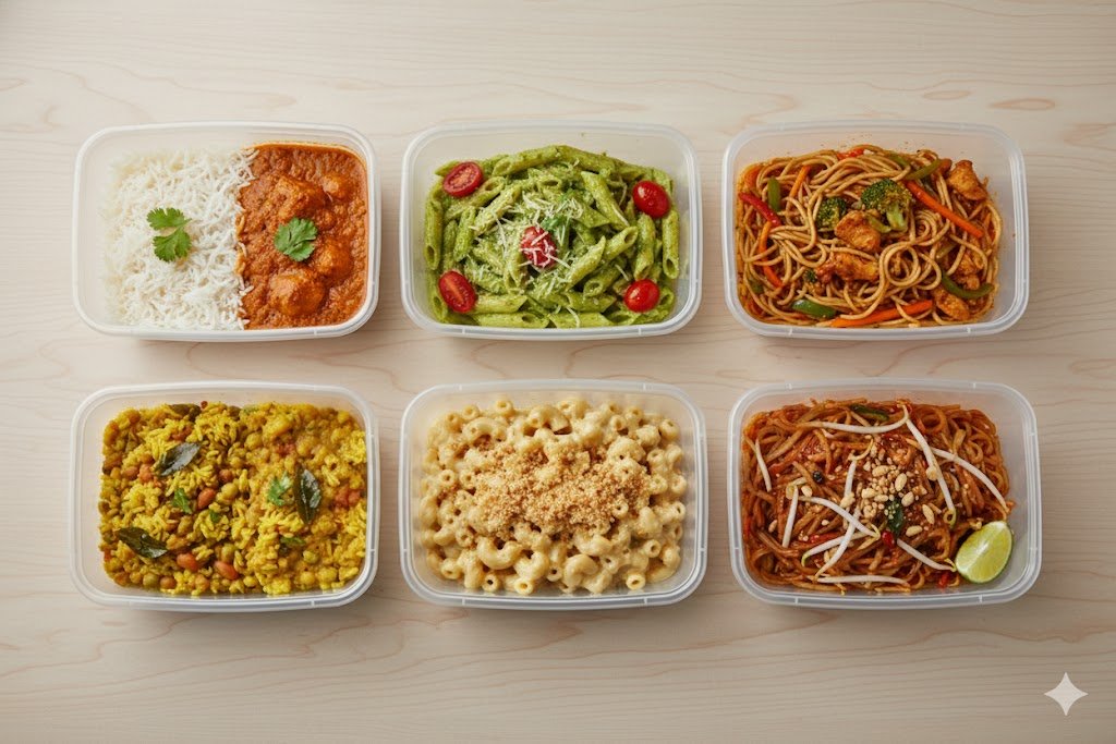 disposable plastic food container