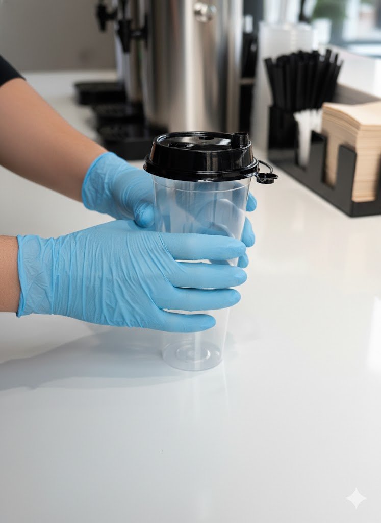 disposable plastic glasses with sipper lids