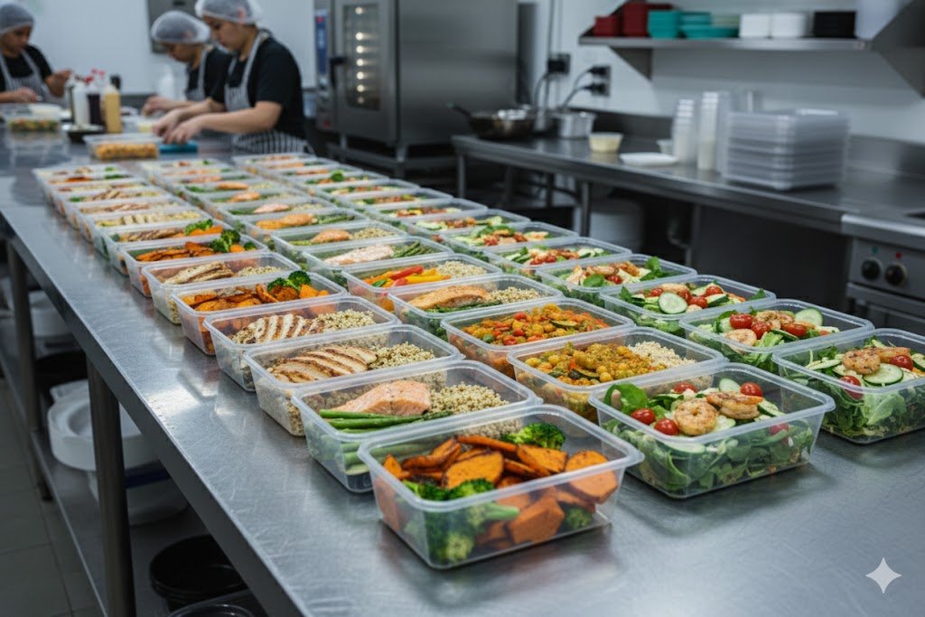 plastic meal prep boxes