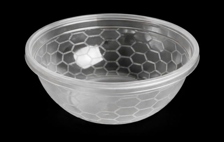 650 ml disposable plastic food container