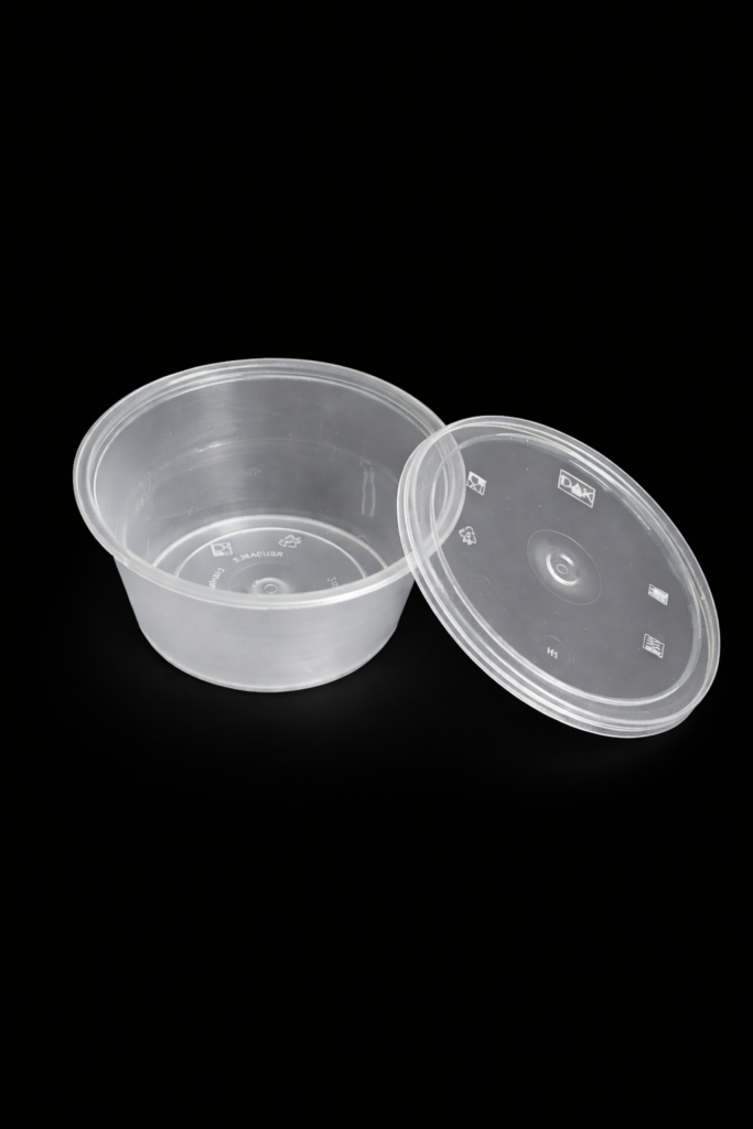 50 ml disposable plastic food container
