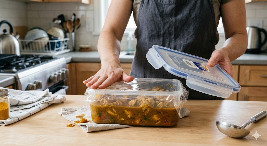 disposable plastic food container