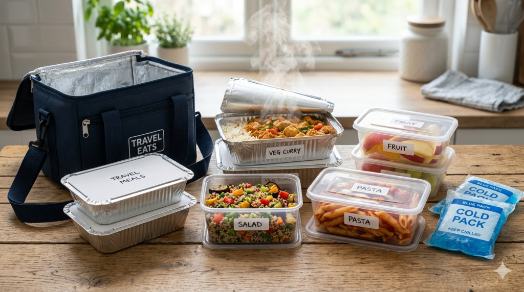 How to pack food for long distance