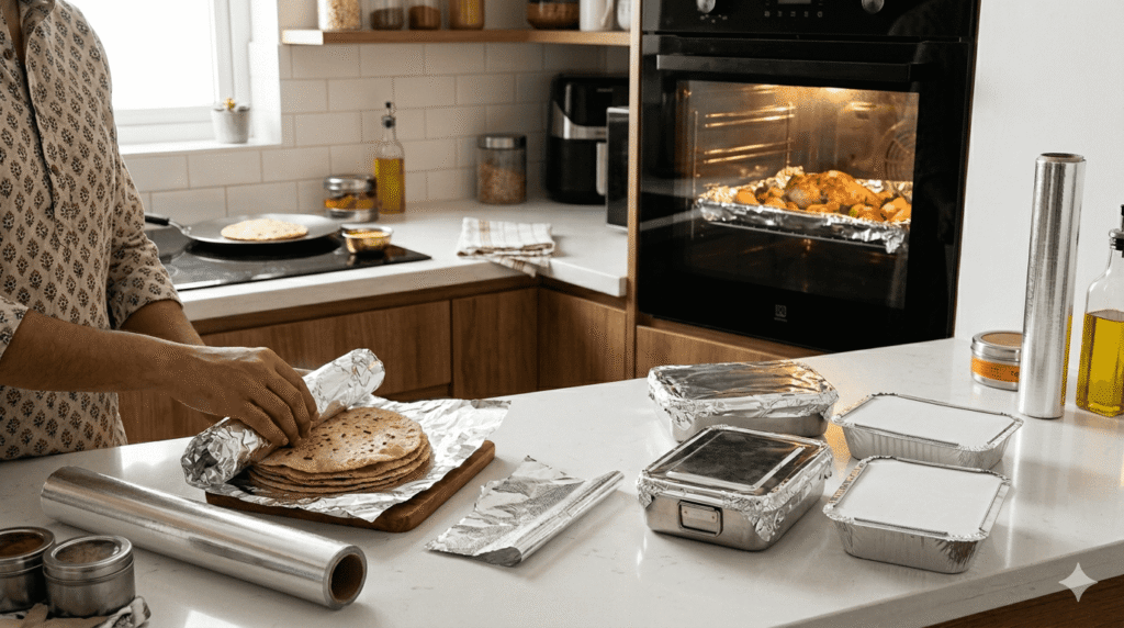 use of aluminium foil rolls