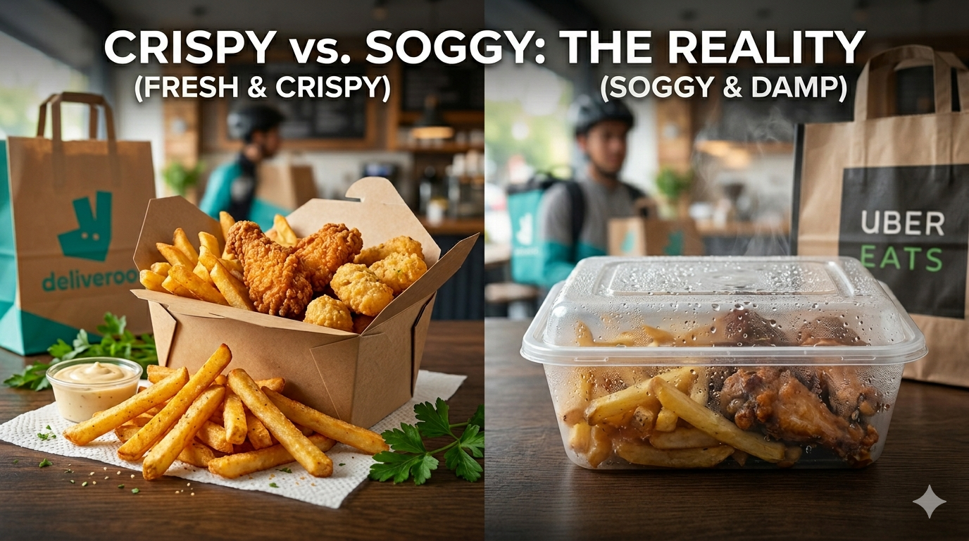 how to prevent soggy food during delivery