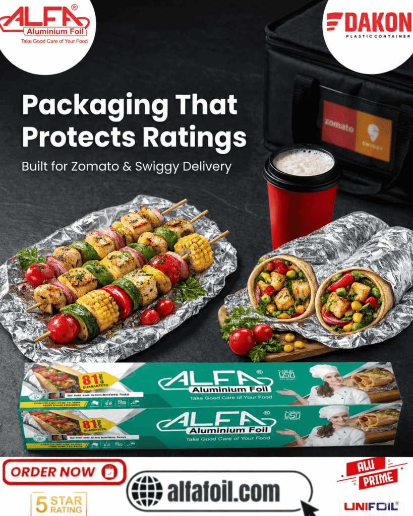 Is aluminium foil safe — food-grade aluminium foil container by Alfa Foil